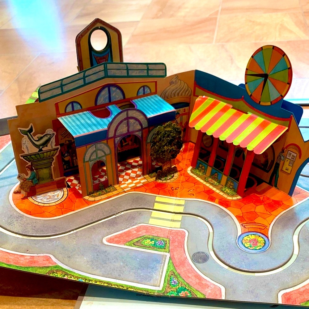 Vintage Kids Fire Engine Freddie Interactive Toy Truck Pop-Up Playset Book - Picture 4 of 6